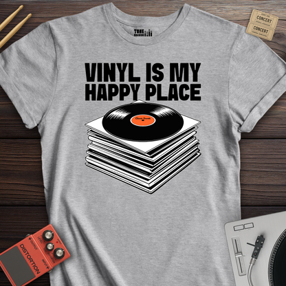 Vinyl Is My Happy Place T-Shirt