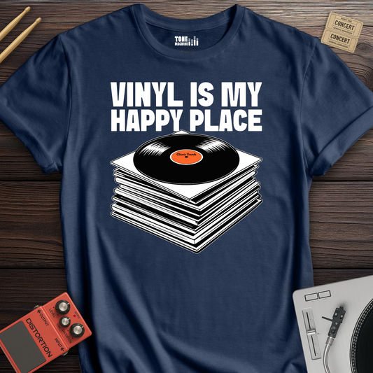 Vinyl Is My Happy Place T-Shirt