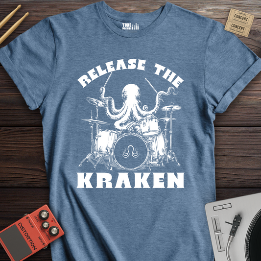 Release The Kraken Drum T-Shirt