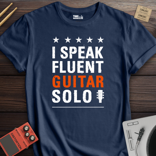 I Speak Fluent Guitar Solo Tshirt
