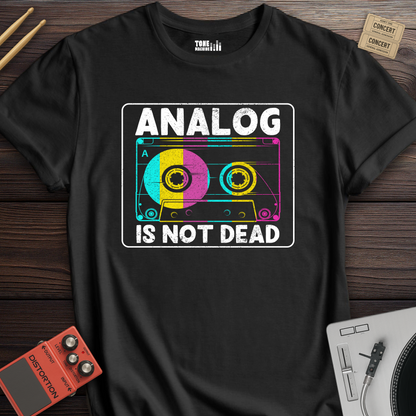 Analog Is Not Dead Cassette Retro T-Shirt
