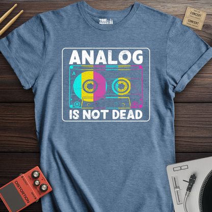 Analog Is Not Dead Cassette Retro T-Shirt