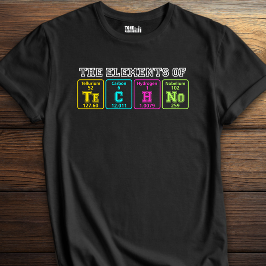 The Elements Of Techno DJ T-Shirt