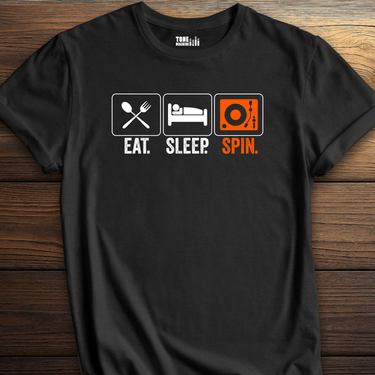 Eat Sleep Spin DJ T-Shirt