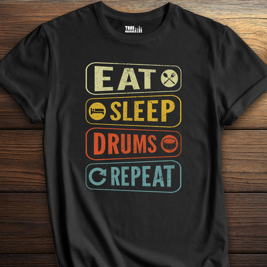 Eat Sleep Drums Repeat T-Shirt
