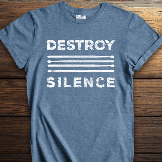 Destroy Silence Drum T-Shirt