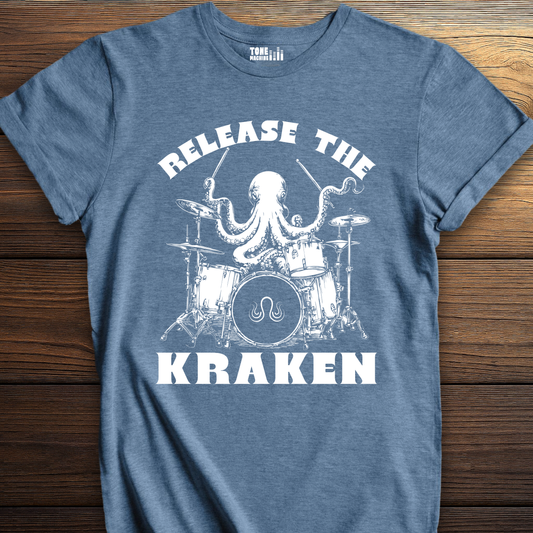 Release The Kraken Drum T-Shirt