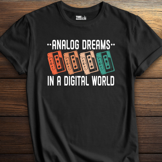 Analog Dreams Cassette Retro T-Shirt