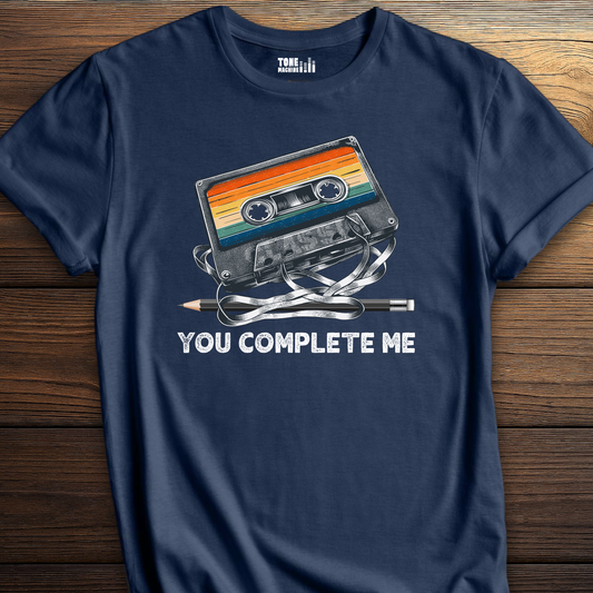 You Complete Me Cassette Retro T-Shirt
