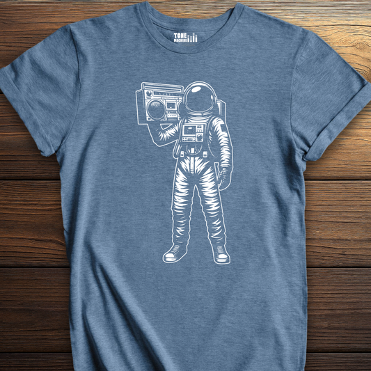 Bass In Orbit Retro T-Shirt