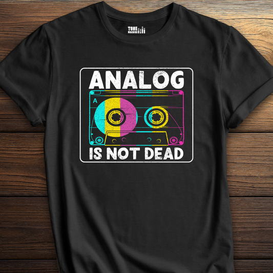 Analog Is Not Dead Cassette Retro T-Shirt
