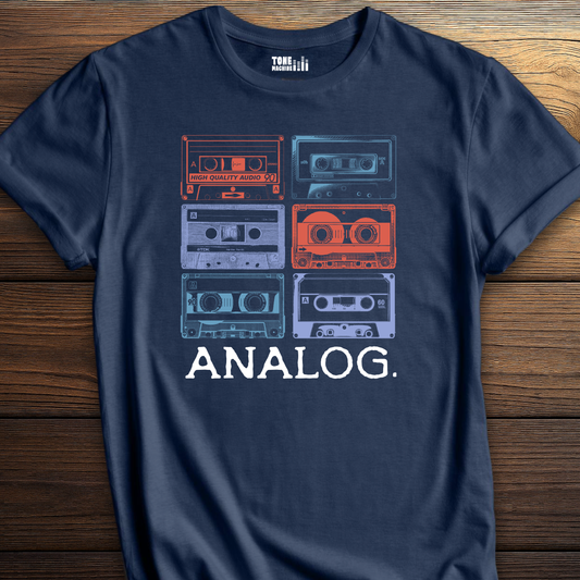 Analog Cassette Retro T-Shirt