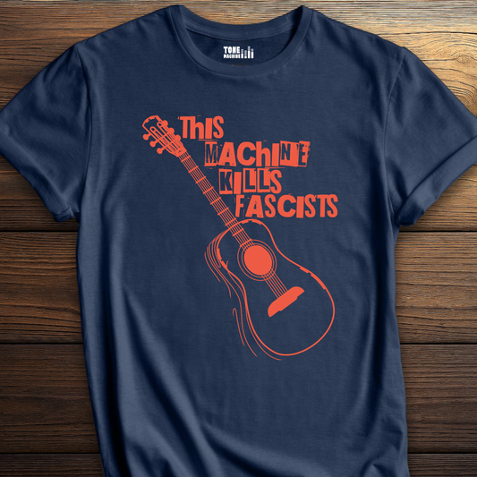 This Machine Kills Fascists Guitar T-Shirt