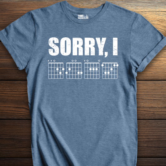 Sorry, I DGAF Guitar T-Shirt
