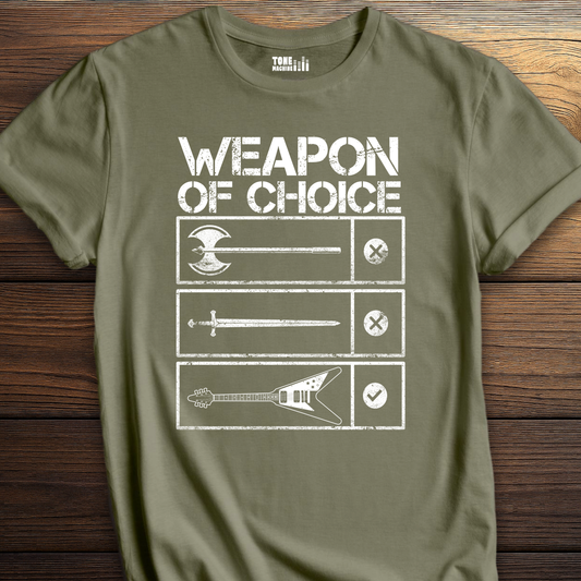Weapon Of Choice Guitar T-Shirt