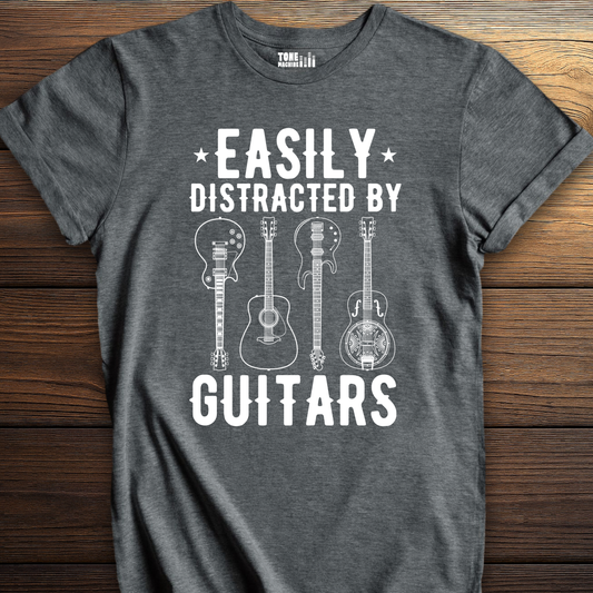 Easily Distracted By Guitars T-Shirt