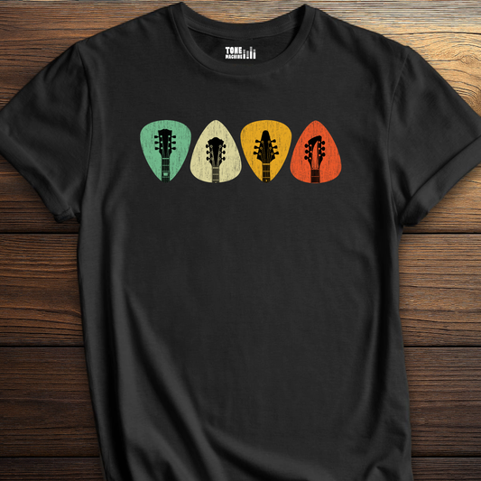 Retro Guitar Picks T-Shirt