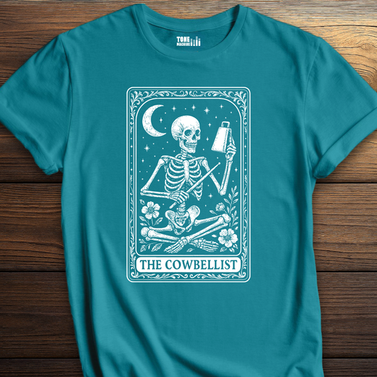 The Cowbellist Tarot Card T-Shirt