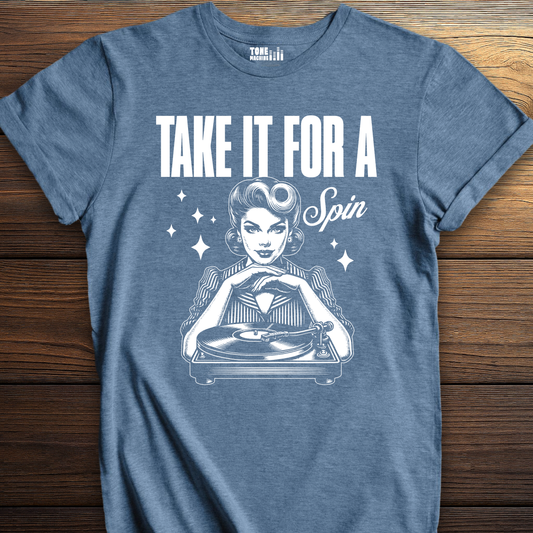 Take It For A Spin Vinyl T-Shirt