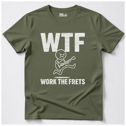 Work The Frets Guitar T-Shirt