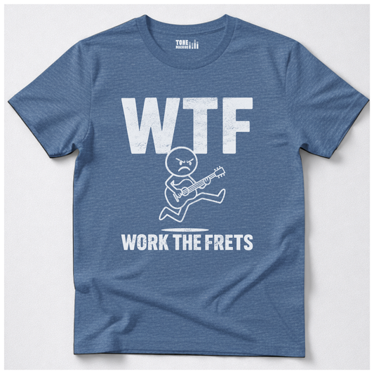 Work The Frets Guitar T-Shirt
