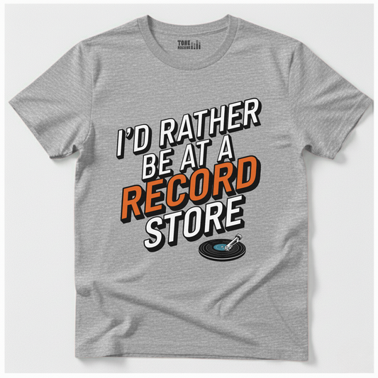 I'd Rather Be At A Record Store T-Shirt