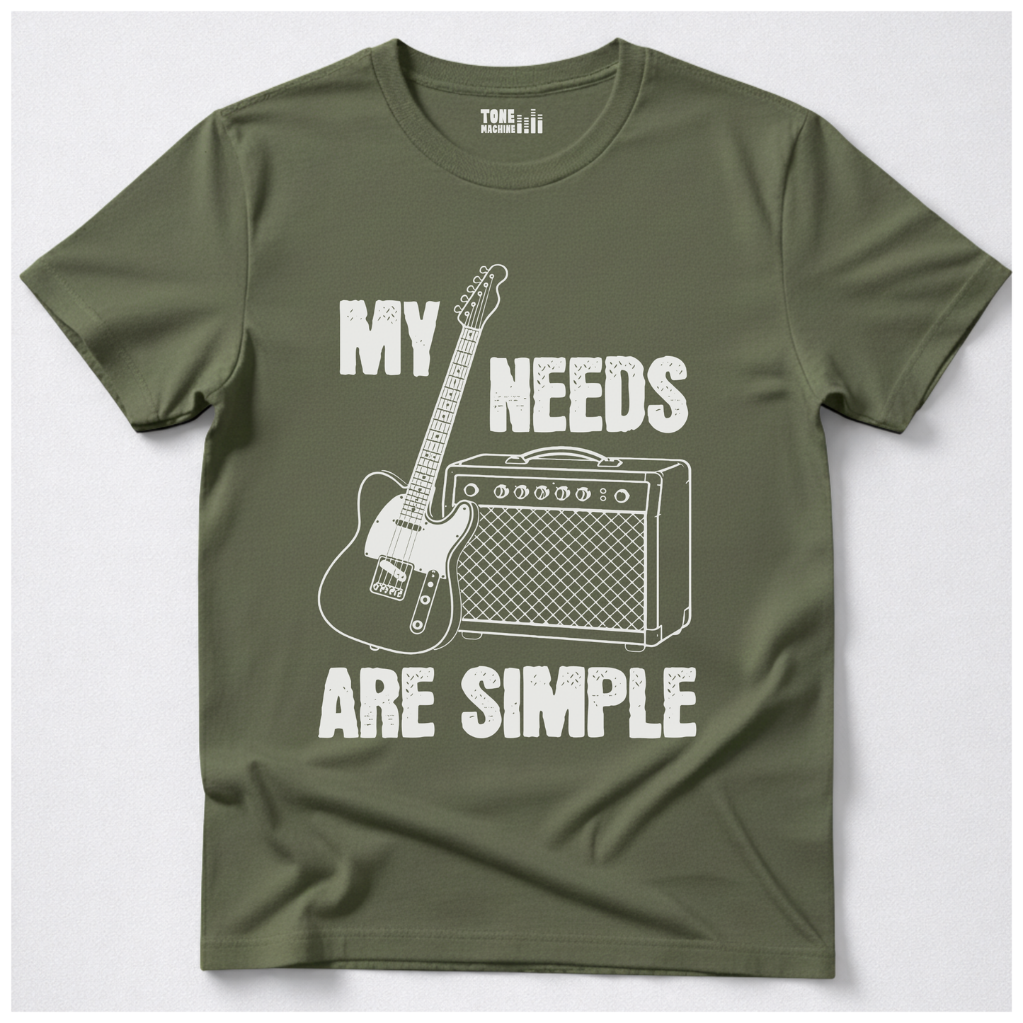 My Needs Are Simple Guitar T-Shirt