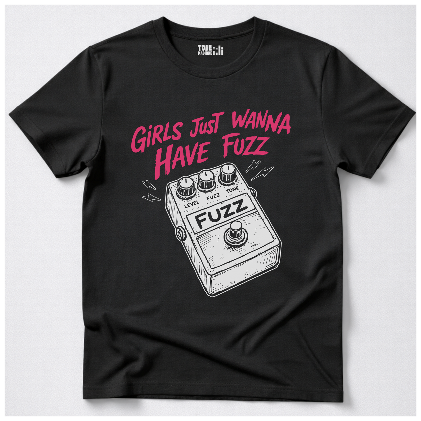 Girls Just Wanna Have Fuzz Guitar T-Shirt