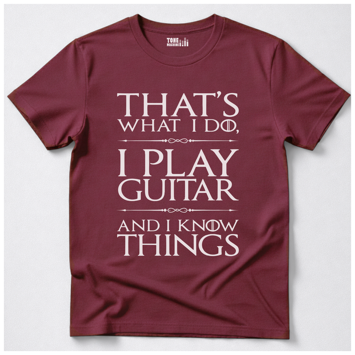 I Play Guitar And I Know Things T-Shirt