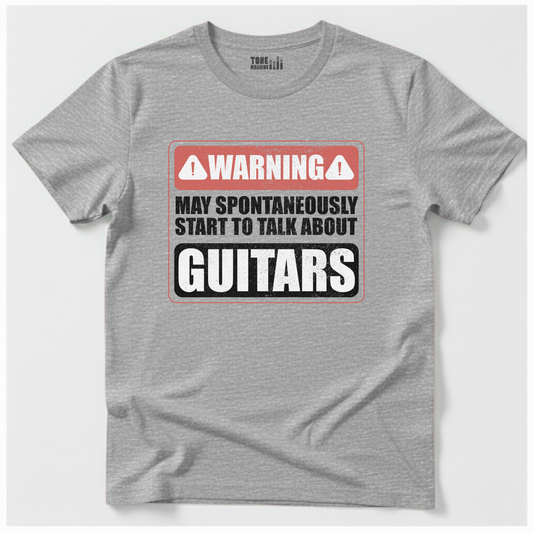 Warning May Talk About Guitars T-Shirt
