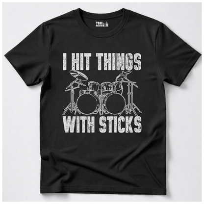 I Hit Things Drum T-Shirt
