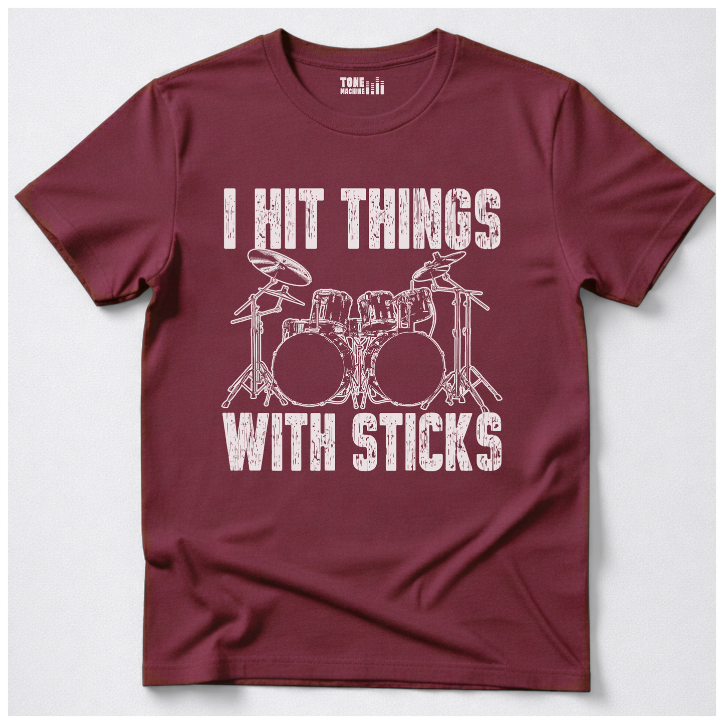 I Hit Things Drum T-Shirt