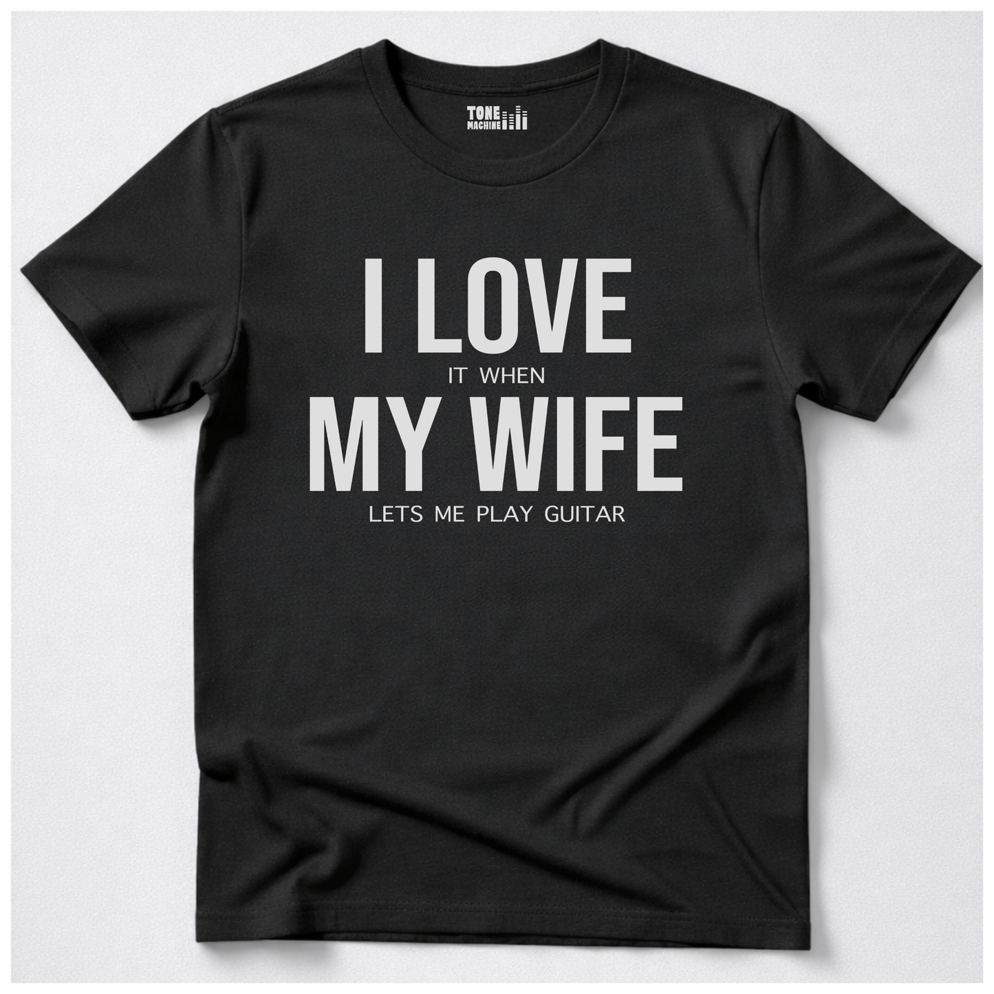 I Love My Wife Guitar T-Shirt