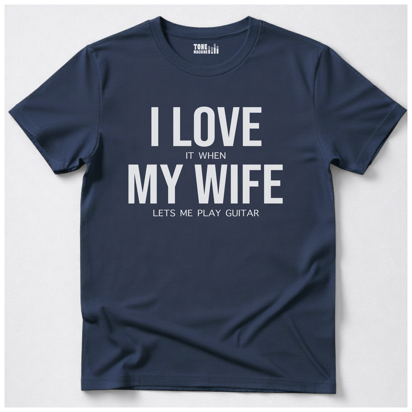 I Love My Wife Guitar T-Shirt