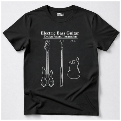 Bass Guitar Patent T-Shirt