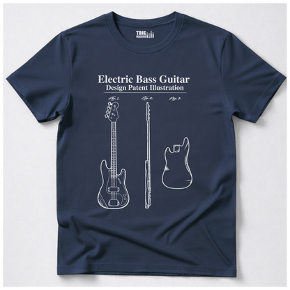 Bass Guitar Patent T-Shirt