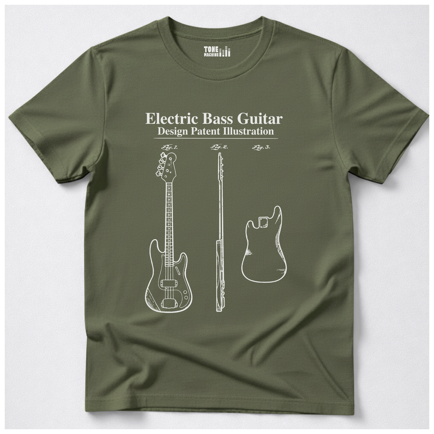Bass Guitar Patent T-Shirt