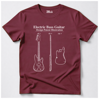Bass Guitar Patent T-Shirt