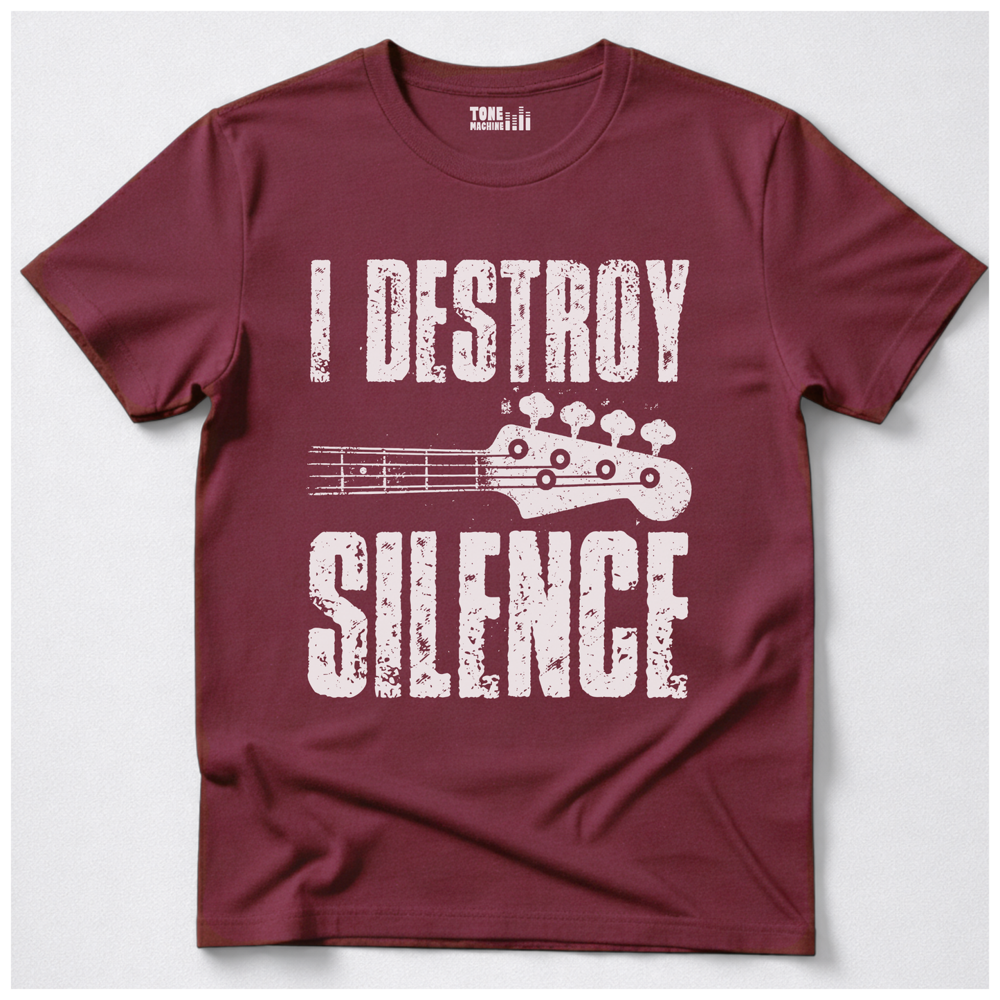 I Destroy Silence Bass T-Shirt