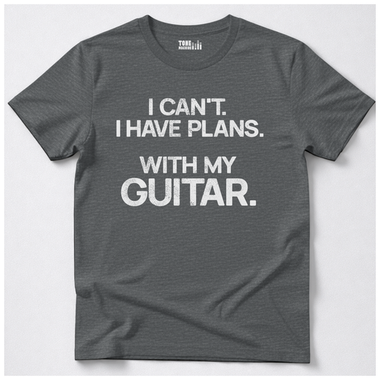 I Have Plans Guitar T-Shirt