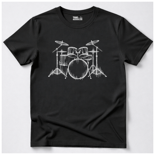 White Noise Drum T-Shirt