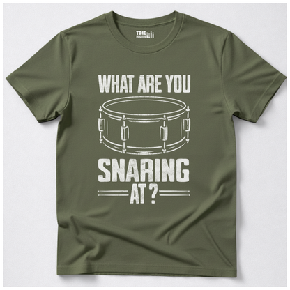 What Are You Snaring At? Drum T-Shirt