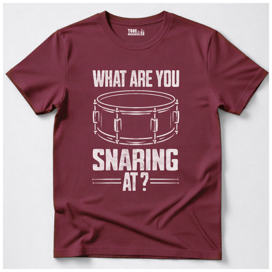 What Are You Snaring At? Drum T-Shirt