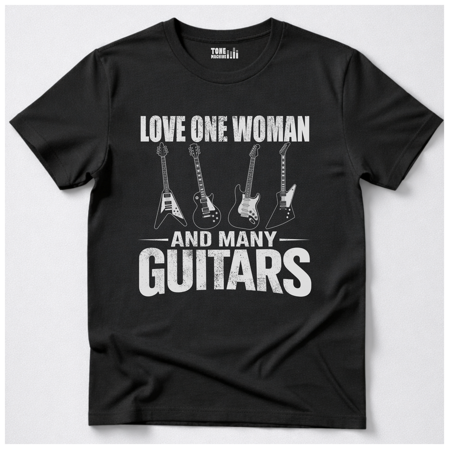 Love One Woman Many Guitars T-Shirt