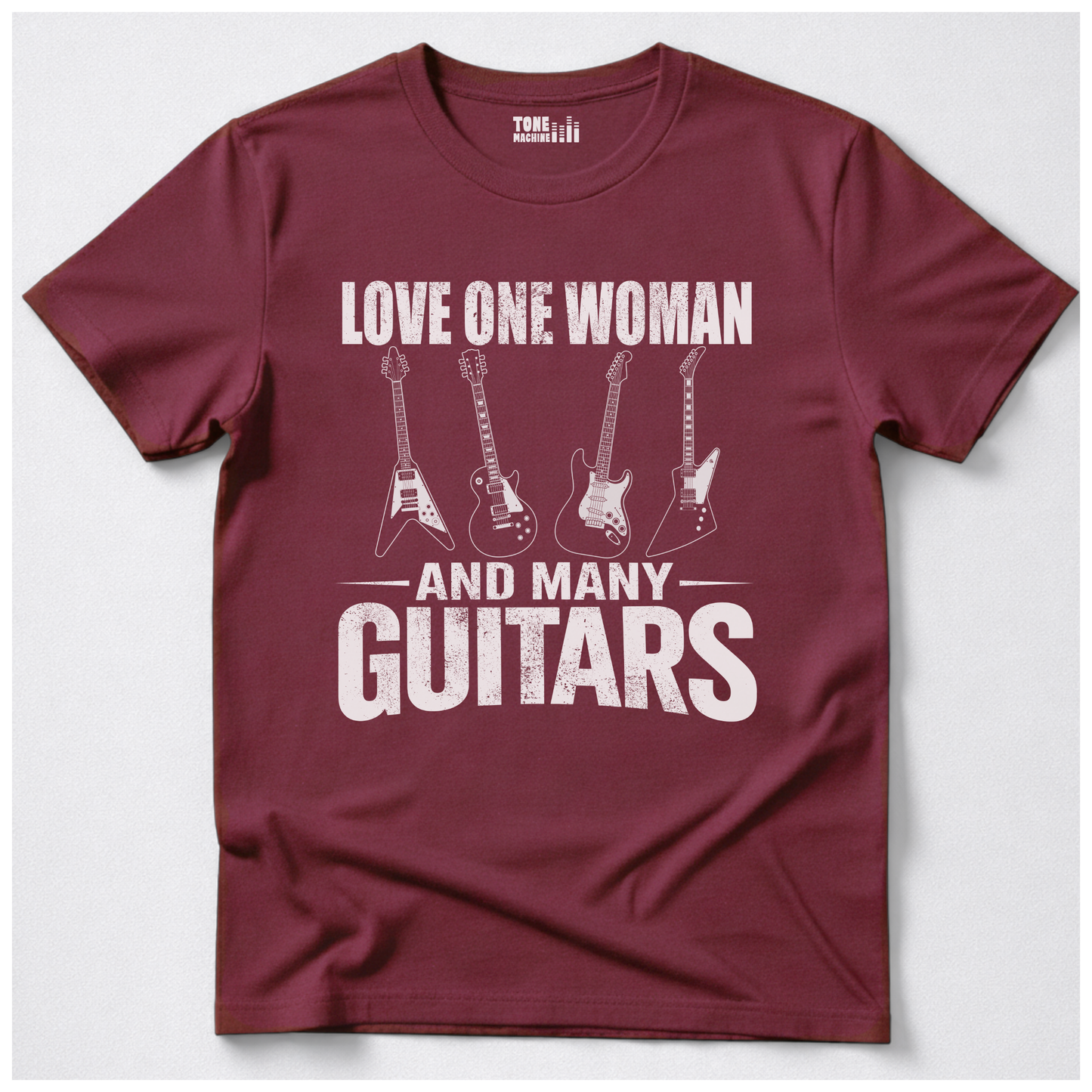 Love One Woman Many Guitars T-Shirt