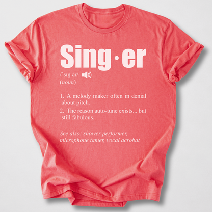 Singer Definition T-Shirt