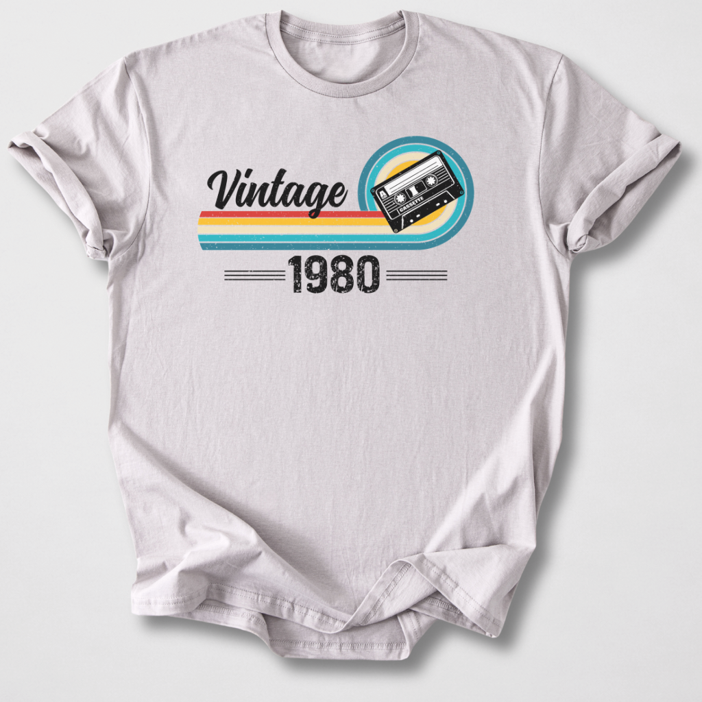 Vintage 1980 Cassette Retro T-Shirt