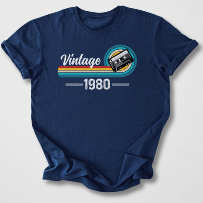 Vintage 1980 Cassette Retro T-Shirt