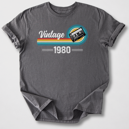 Vintage 1980 Cassette Retro T-Shirt
