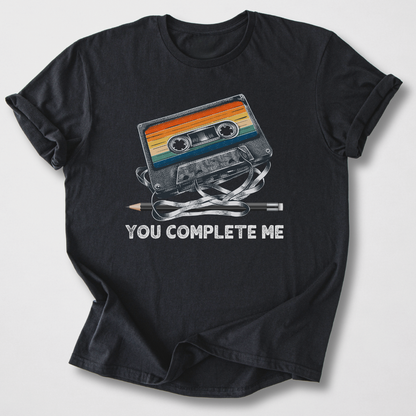 You Complete Me Cassette Retro T-Shirt